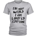 تیشرت مردانه مدل im not werid کد B 325
