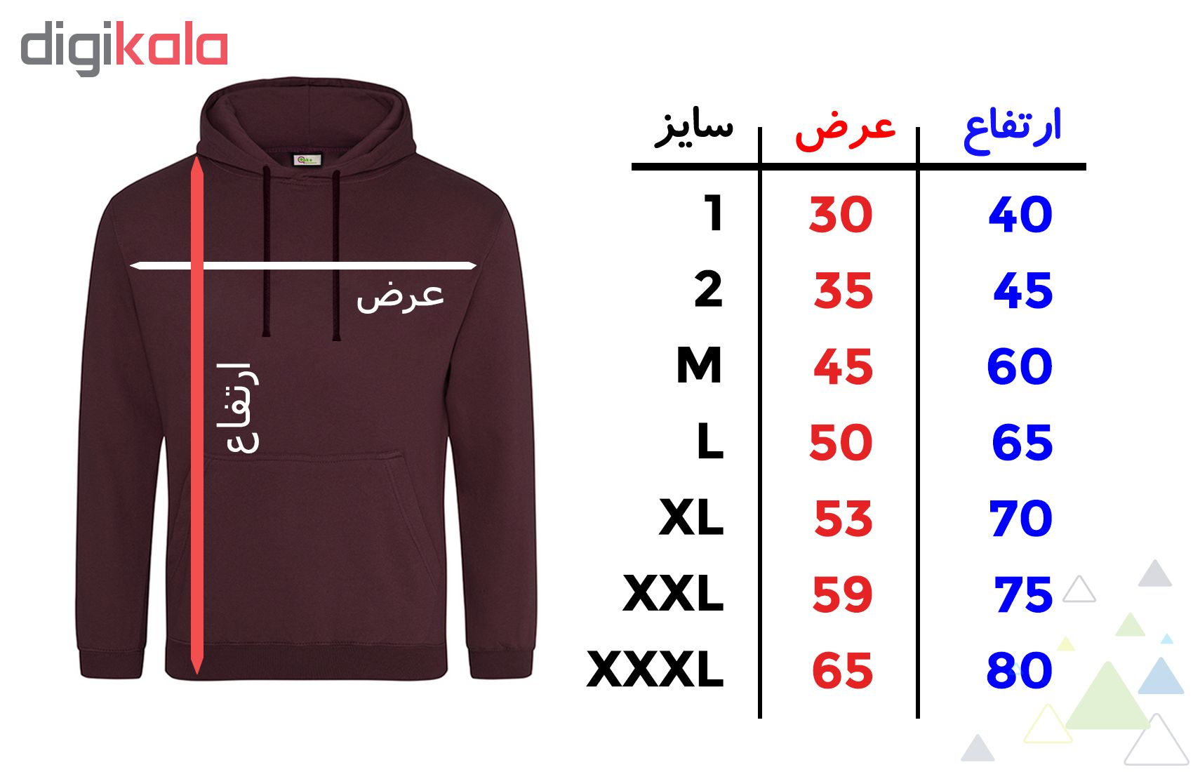 هودی مردانه مدل Rf 03 رنگ مشکی
