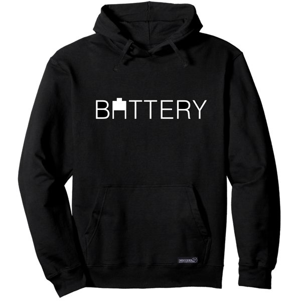 هودی مردانه 27 مدل BATTERY کد Q18 رنگ مشکی