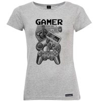 تی شرت آستین کوتاه زنانه 27 مدل Gamer کد KV71