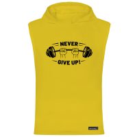 تاپ کلاه دار مردانه 27 مدل NEVER GIVE UP کد WN987