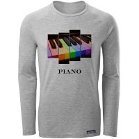 تی شرت آستین بلند مردانه 27 مدل Piano کد MH54