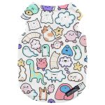 لباس سگ و گربه 27 طرح CUTE کد W02 سایز M