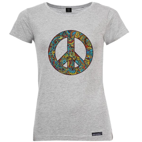 تی شرت آستین کوتاه زنانه 27 مدل صلح کد KV79