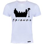 تی شرت آستین کوتاه مردانه 27 مدل Friends کد MH63