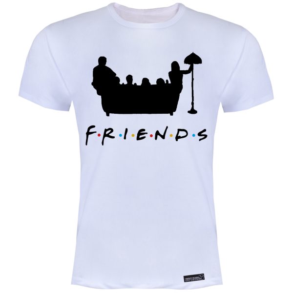 تی شرت آستین کوتاه مردانه 27 مدل Friends کد MH63