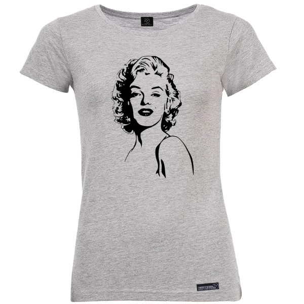 تی شرت آستین کوتاه زنانه 27 مدل مرلین مونرو کد WN1002