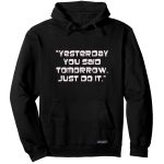 هودی مردانه 27 مدل JUST DO IT کد W03 رنگ مشکی