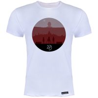 تی شرت آستین کوتاه مردانه 27 مدل Attack on titan کد KV96 رنگ سفید