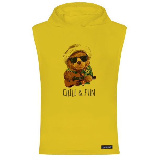 تاپ کلاه دار مردانه 27 مدل CHILL AND FUN کد WN792