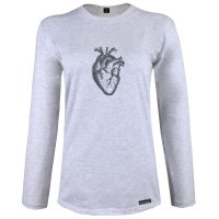 تی شرت آستین بلند زنانه 27 مدل قلب کد KV78