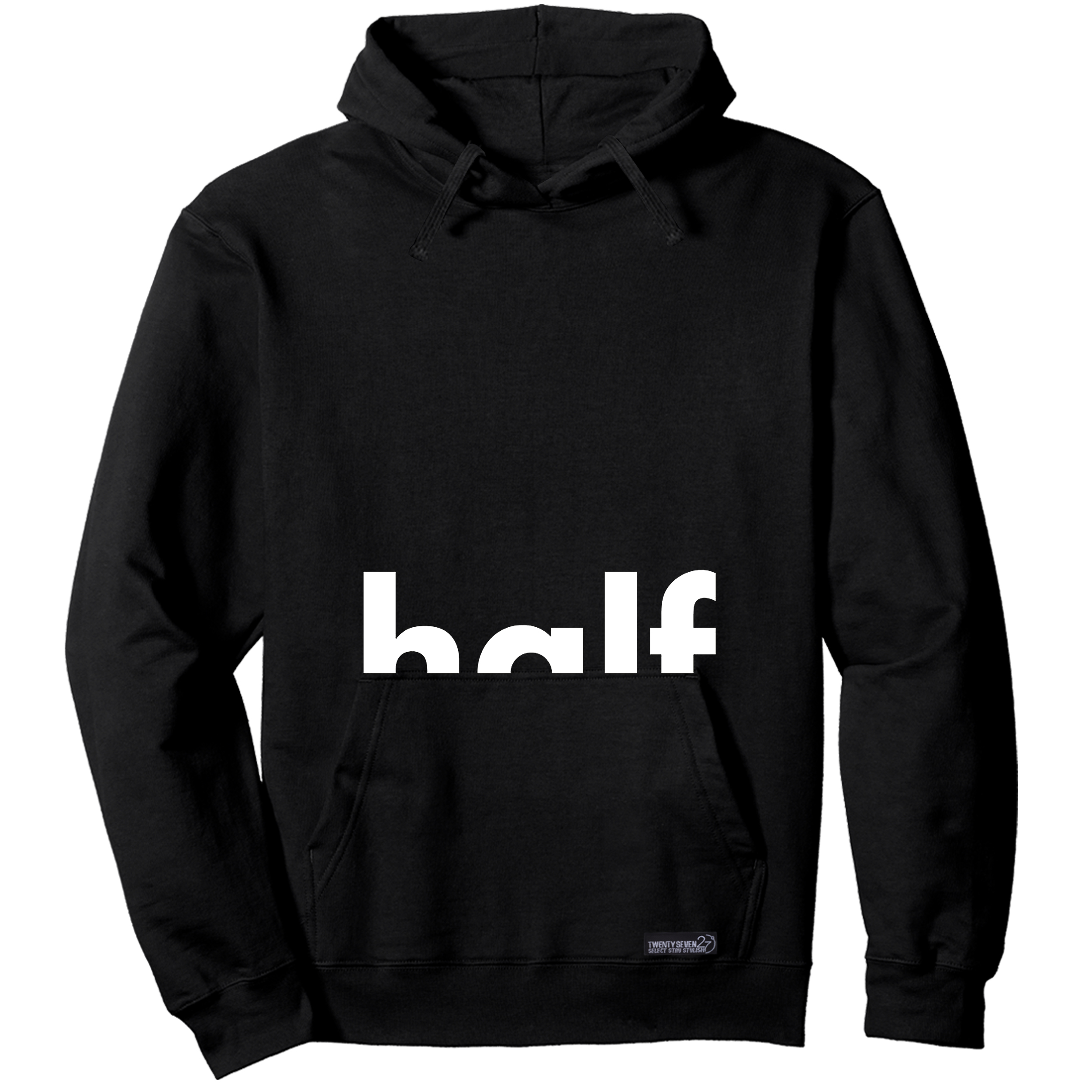 هودی مردانه 27 مدل HALF کد Q25 رنگ مشکی هودی مردانه 27 مدل HALF کد Q25 رنگ مشکی