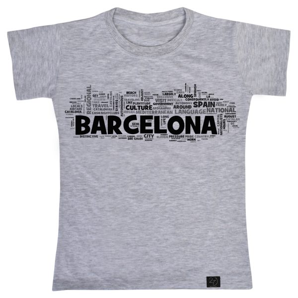 تی شرت پسرانه 27 مدل بارسلونا کد V148