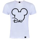 تیشرت آستین کوتاه مردانه 27 مدل Dad کد T56 رنگ سفید