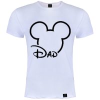 تیشرت آستین کوتاه مردانه 27 مدل Dad کد T56 رنگ سفید