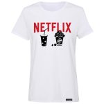تی شرت آستین کوتاه زنانه 27 مدل  Netflix کد MH5