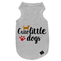 لباس سگ و گربه 27 مدل cute little dogs کد H01 سایز XL