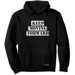 هودی مردانه 27 مدل KEEP MOVING کد W11 رنگ مشکی