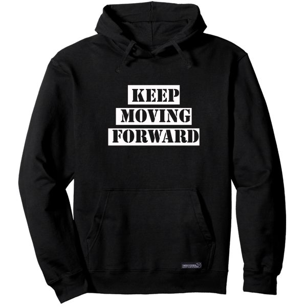 هودی مردانه 27 مدل KEEP MOVING کد W11 رنگ مشکی