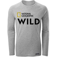 تی شرت آستین بلند مردانه 27 مدل National Geographic Wild کد MH62