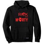 هودی مردانه 27 مدل  RICK AND MORTY کد WN698 رنگ مشکی