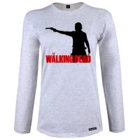 تی شرت آستین بلند زنانه 27 مدل The Walking Dead کد MH64