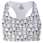 ست نیم تنه و شلوارک زنانه 27 مدل Dogs کد RN404