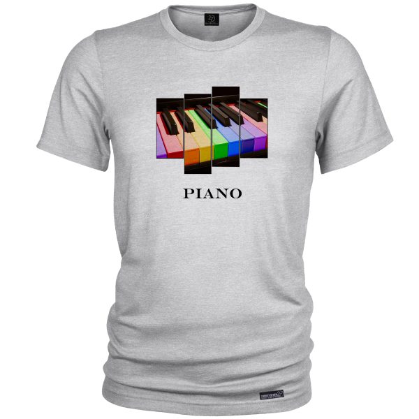 تی شرت آستین کوتاه مردانه 27 مدل Piano کد MH54
