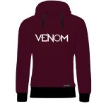 هودی مردانه 27 مدل VENOM کد W22 رنگ زرشکی