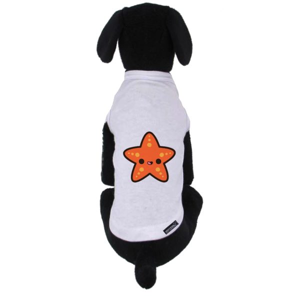 لباس سگ و گربه 27 طرح ستاره دریایی کد R17 سایز L