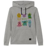 هودی پسرانه 27 مدل MONSTERS کد W13 رنگ طوسی