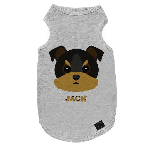 لباس سگ و گربه 27 طرح jack کد J06 سایز M