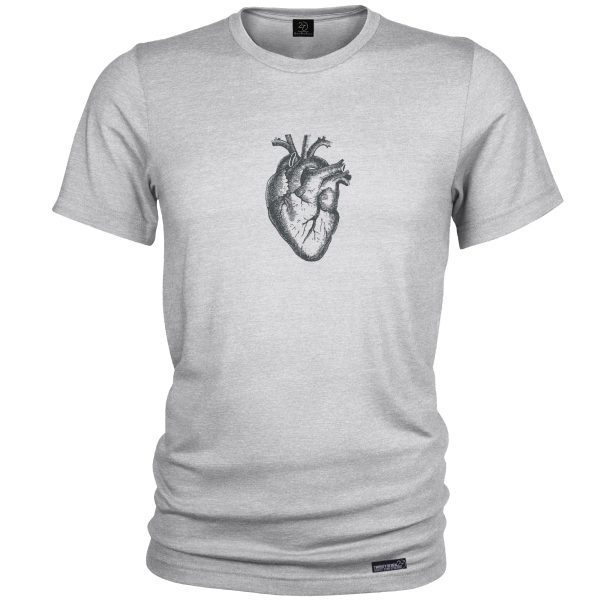 تی شرت آستین کوتاه مردانه 27 مدل قلب کد KV78