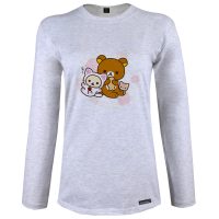 تی شرت آستین بلند زنانه 27 مدل خرس کد WN1029