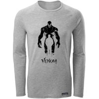 تی شرت آستین بلند مردانه 27 مدل VENOM کد WN1019