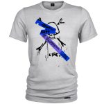 تی شرت آستین کوتاه مردانه 27 مدل  LIFE کد WN1041