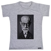 تی شرت آستین کوتاه دخترانه 27 مدل Sigmund Freud کد MH940