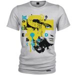 تی شرت آستین کوتاه مردانه 27 مدل Girl Yellow کد MH349