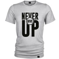 تی شرت آستین کوتاه مردانه 27 مدل NEVER GIVE UP کد W13