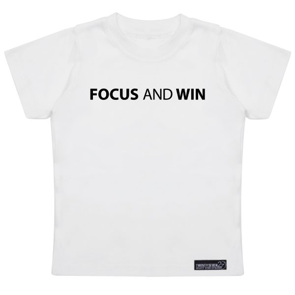 تی شرت آستین کوتاه دخترانه 27 مدل Focus And Win کد MH968