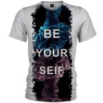 تیشرت آستین کوتاه مردانه 27 مدل Be yourself کد BP29