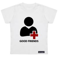 تی شرت آستین کوتاه پسرانه 27 مدل Good Friends کد MH982