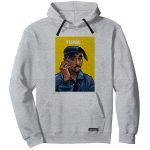هودی زنانه 27 مدل Tupac Cartoon Blue کد MH1098