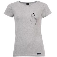 تی شرت آستین کوتاه زنانه 27 مدل قلب کد WN705