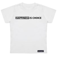 تی شرت آستین کوتاه دخترانه 27 مدل Happiness Is Choice کد MH970
