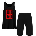 ست تاپ و شلوارک مردانه 27 مدل Oh No کد MH1291