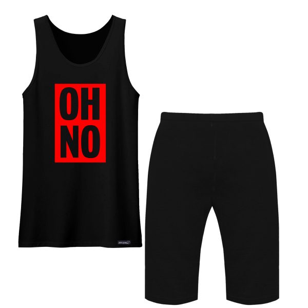 ست تاپ و شلوارک مردانه 27 مدل Oh No کد MH1291