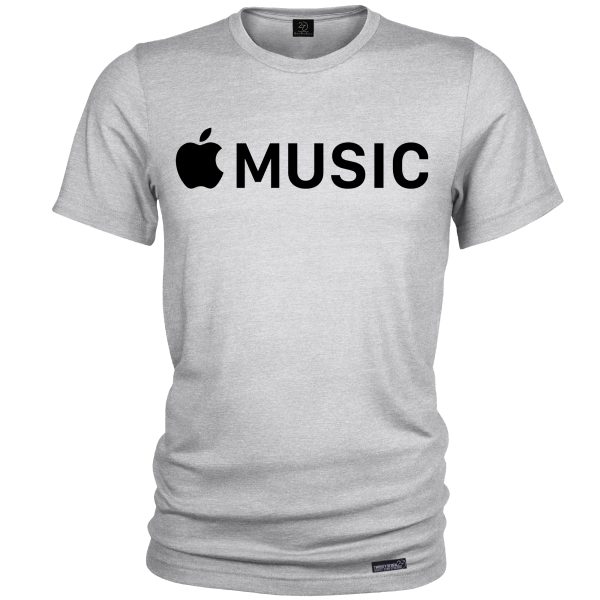 تی شرت آستین کوتاه مردانه 27 مدل Apple Music کد MH67