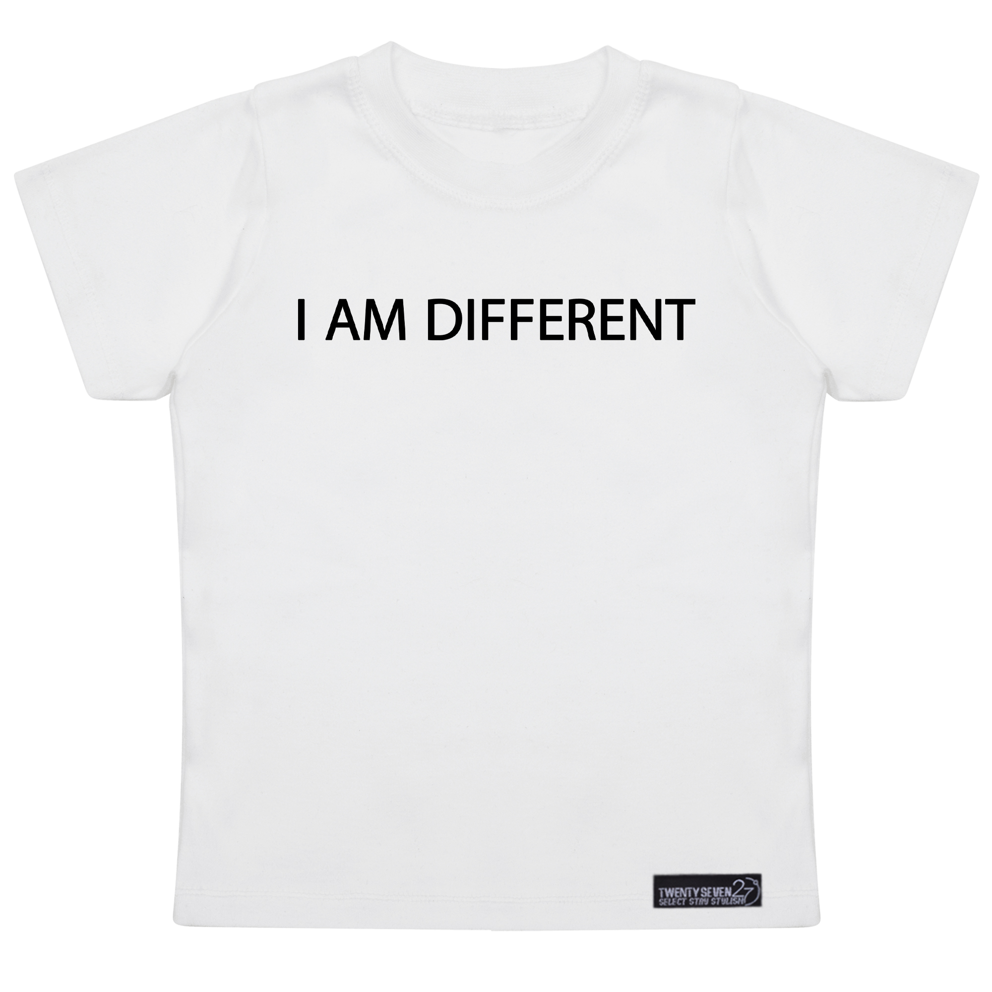 تی شرت آستین کوتاه پسرانه 27 مدل I Am Different کد MH966