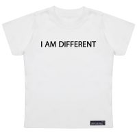 تی شرت آستین کوتاه دخترانه 27 مدل I Am Different کد MH966